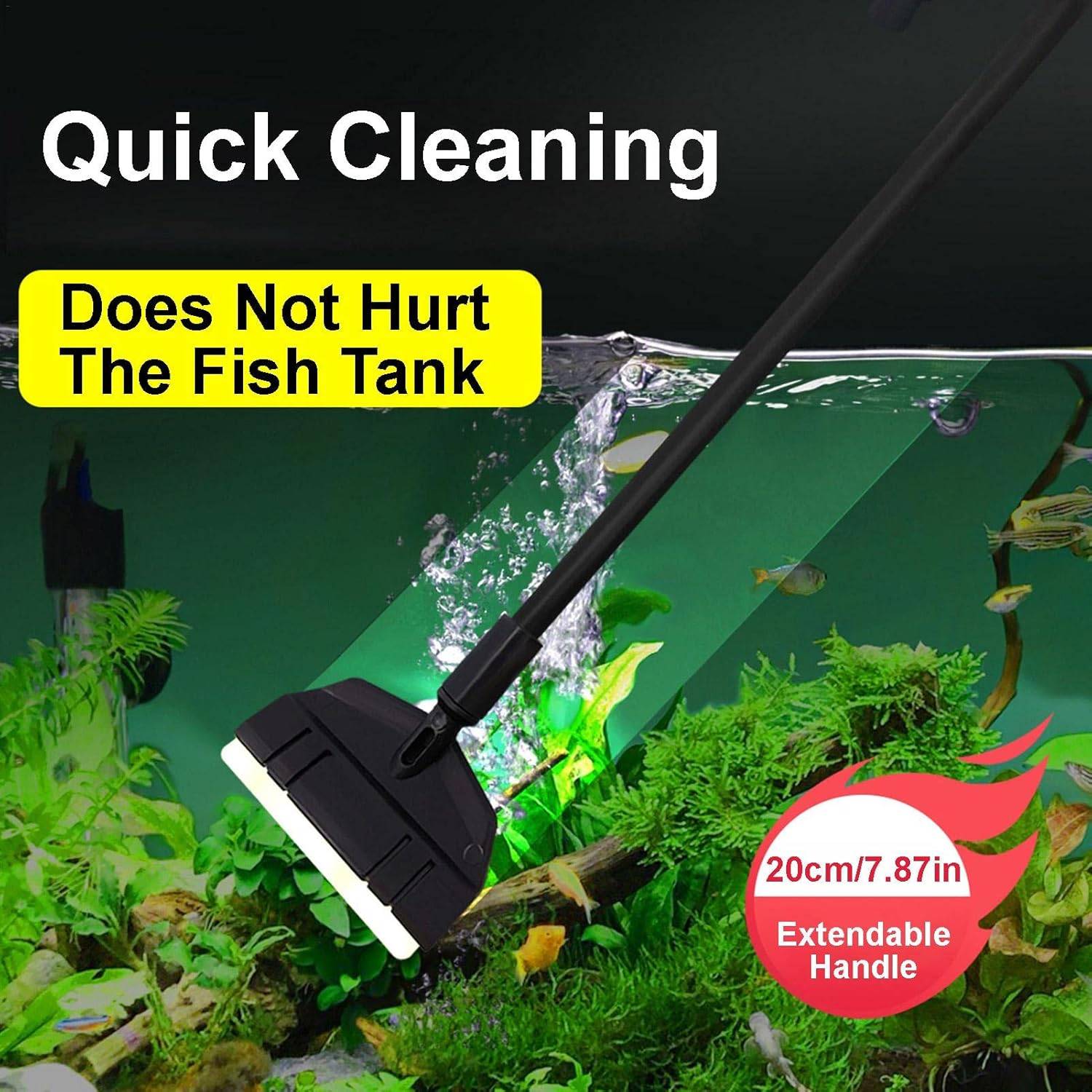 DtopbuyAge - Grattoir à Algues pour Aquarium en Verre DtopbuyAge - Image 2