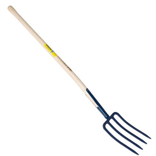 Outils Perrin - Fourche à bêcher à soie 4 dents 30 manche pomme Outils Perrin