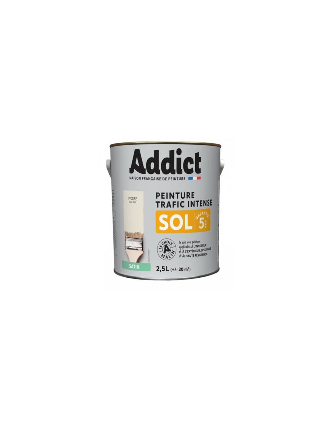 Peinture Sol Ton Pierre Résistance Extrême Pour Sols Intérieurs Et Extérieurs - Addict - Image 1