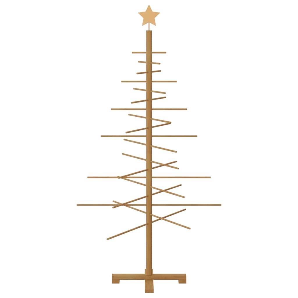 Maison Chic - Sapin de Noël | Arbre de Noël en bois avec support Marron 150 cm Bambou Maison Chic - Image 5