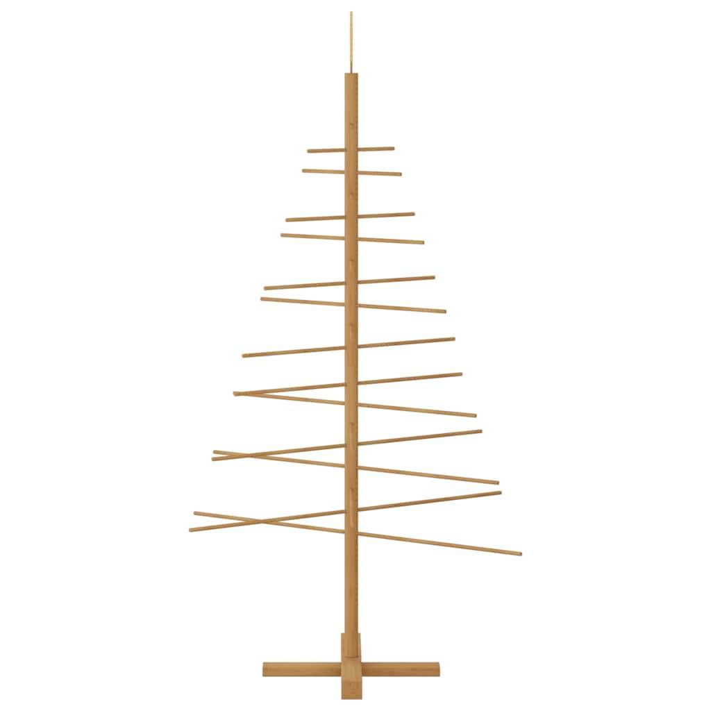 Maison Chic - Sapin de Noël | Arbre de Noël en bois avec support Marron 150 cm Bambou Maison Chic - Image 6