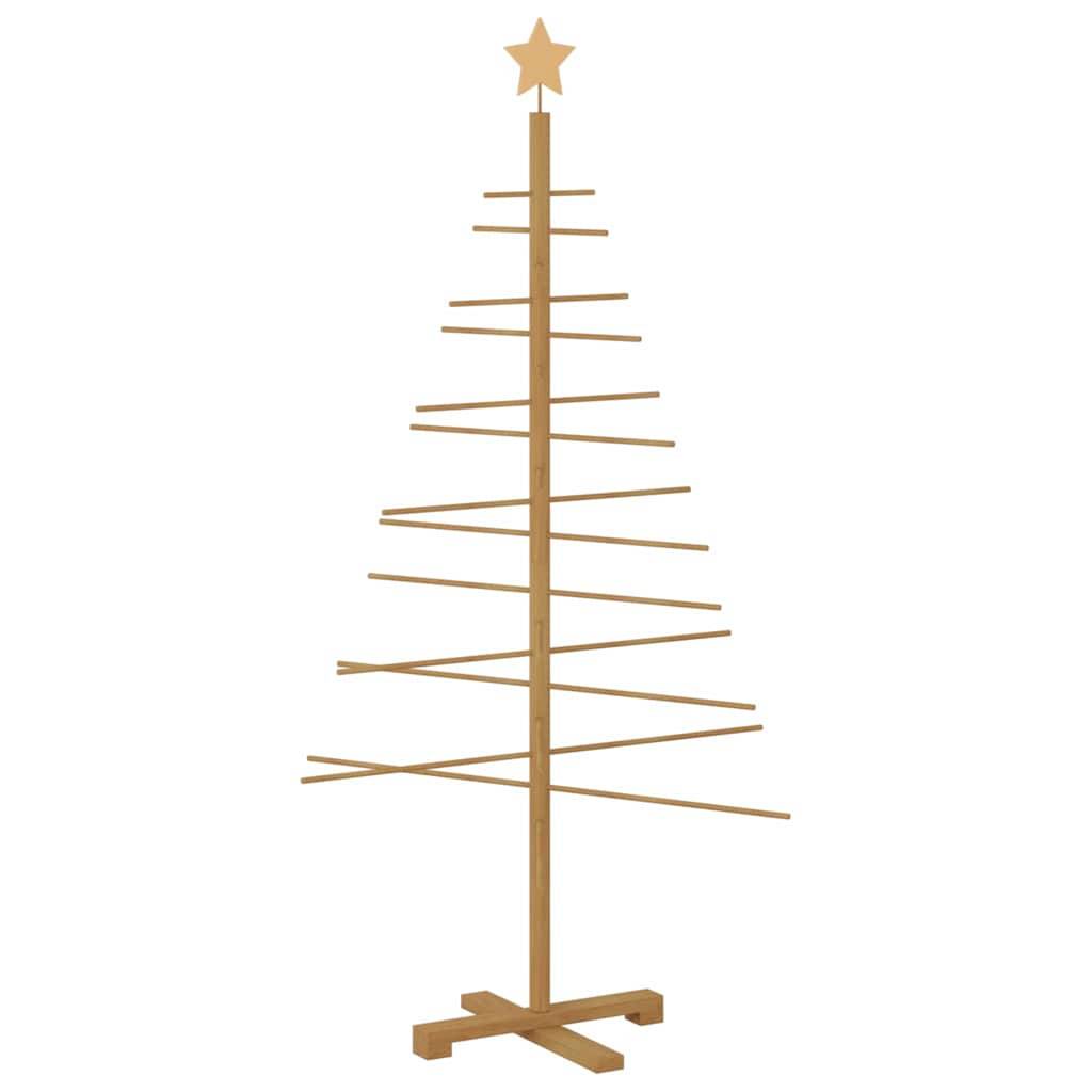 Maison Chic - Sapin de Noël | Arbre de Noël en bois avec support Marron 150 cm Bambou Maison Chic - Image 7