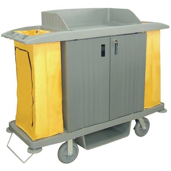 Chariot de nettoyage avec portes - Image 1