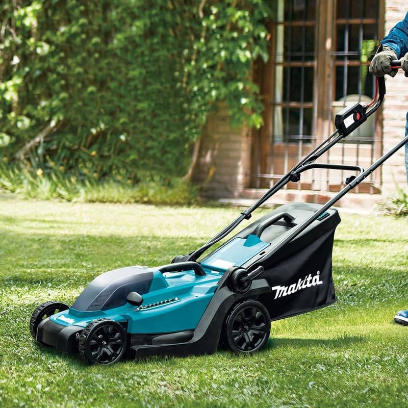 Tondeuse 33 cm 18V - MAKITA - avec 1 batterie 18V 5.0Ah - chargeur - DLM330RT - Image 7