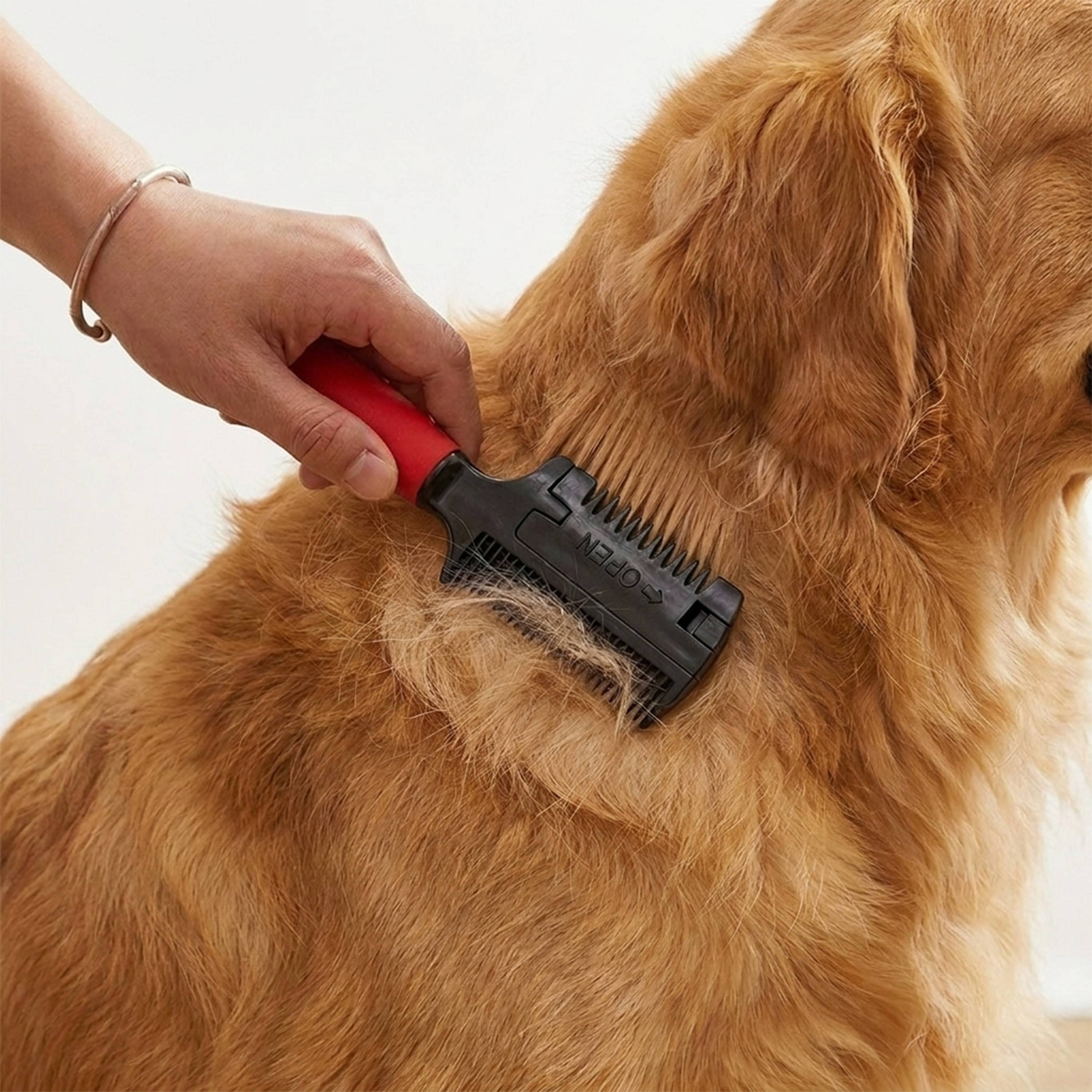 Ferplast - Ferplast Peigne double avec rasoir pour chiens GRO 5991, 18,3 x 4,5 x h 1,8 cm - Image 4