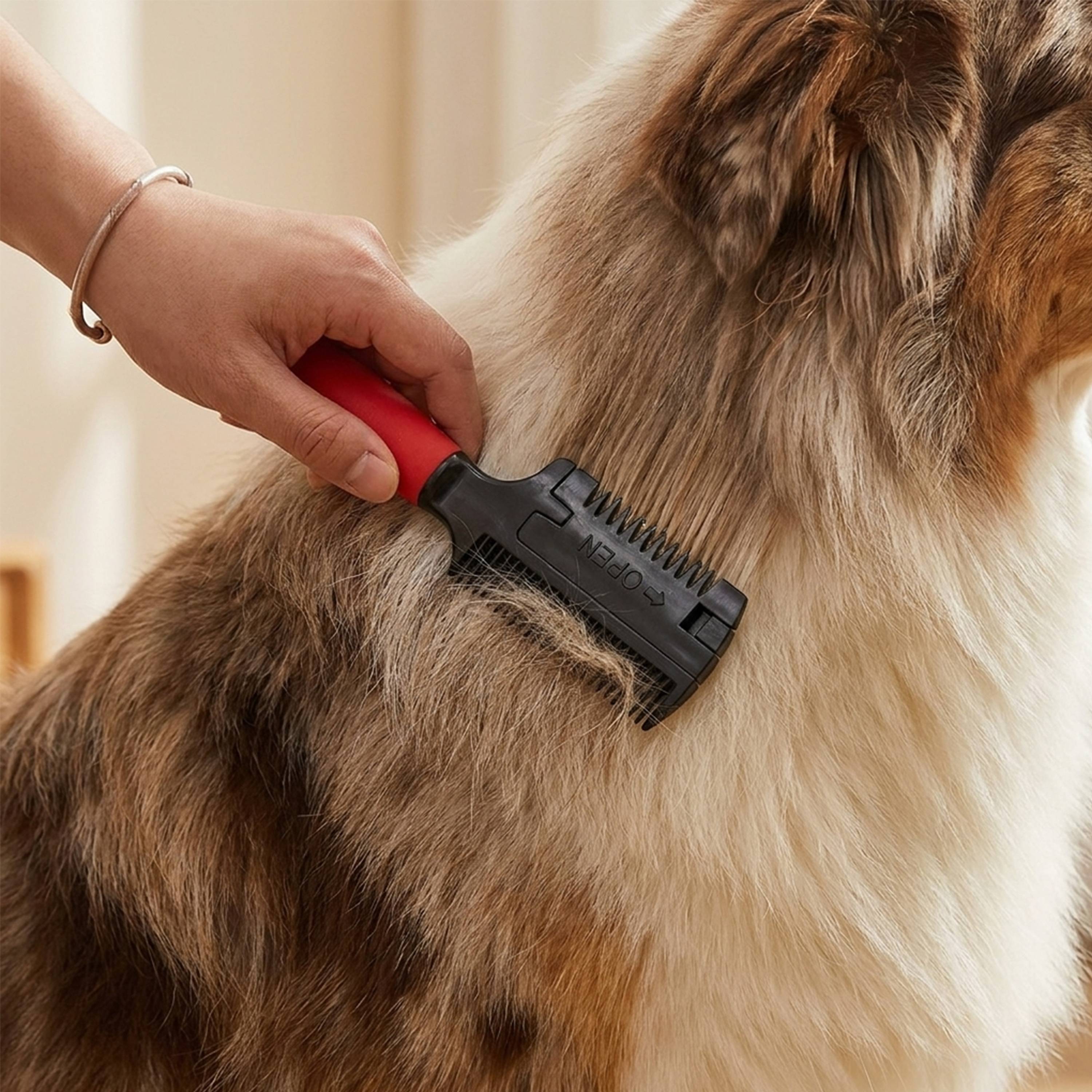 Ferplast - Ferplast Peigne double avec rasoir pour chiens GRO 5991, 18,3 x 4,5 x h 1,8 cm - Image 3