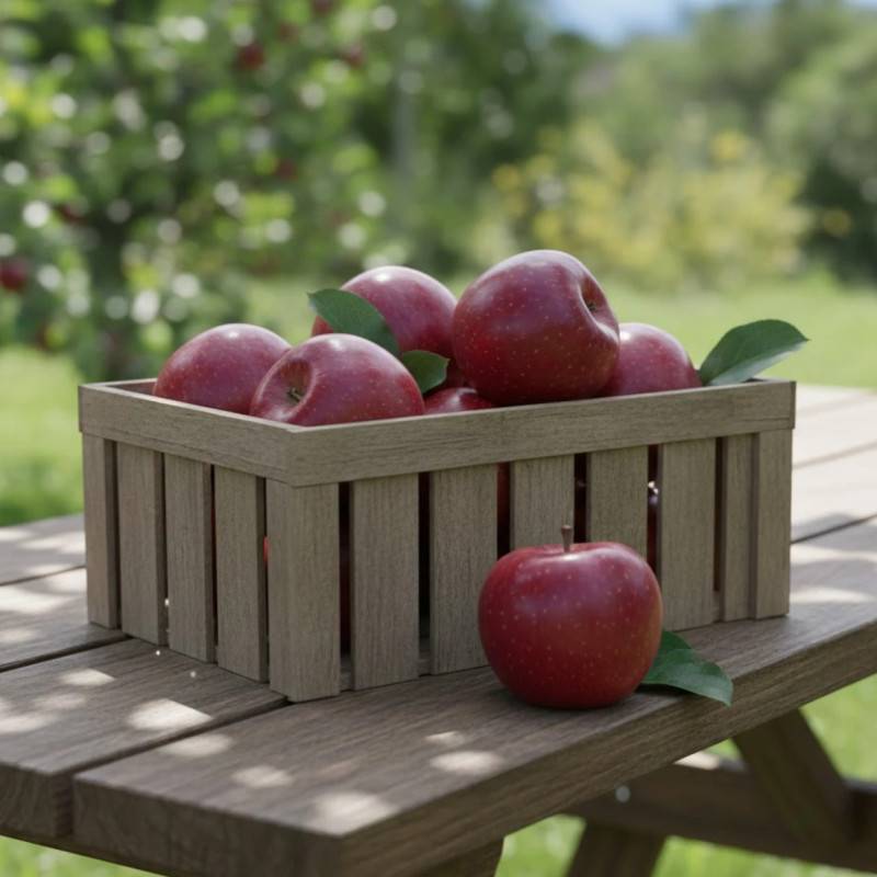 Pommier Calville Rouge - Bon rendement - Pot de 10L - Gobelet 2 ans - 120/150 cm - De 3,00 m à 5,00 m - Image 2