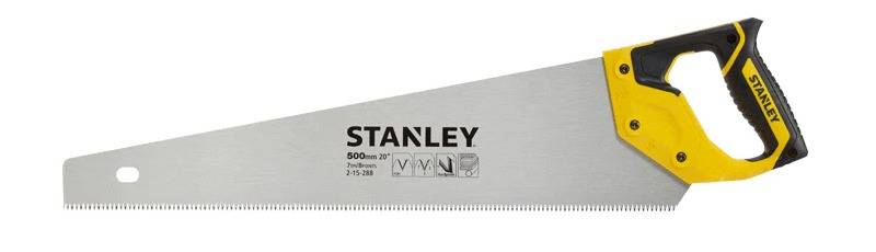 stanley - Scie égoïne débit moyen 'JetCut' 500mm - STANLEY - 2-15-288 - Image 1