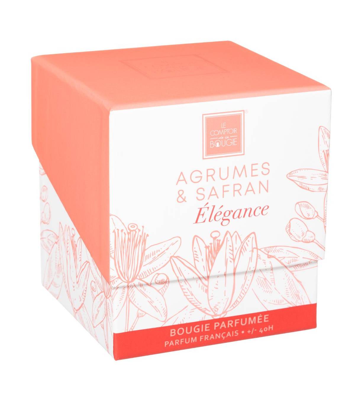 Bougie Parfumée Agrumes et Safran 210 G Pot en verre - Image 2