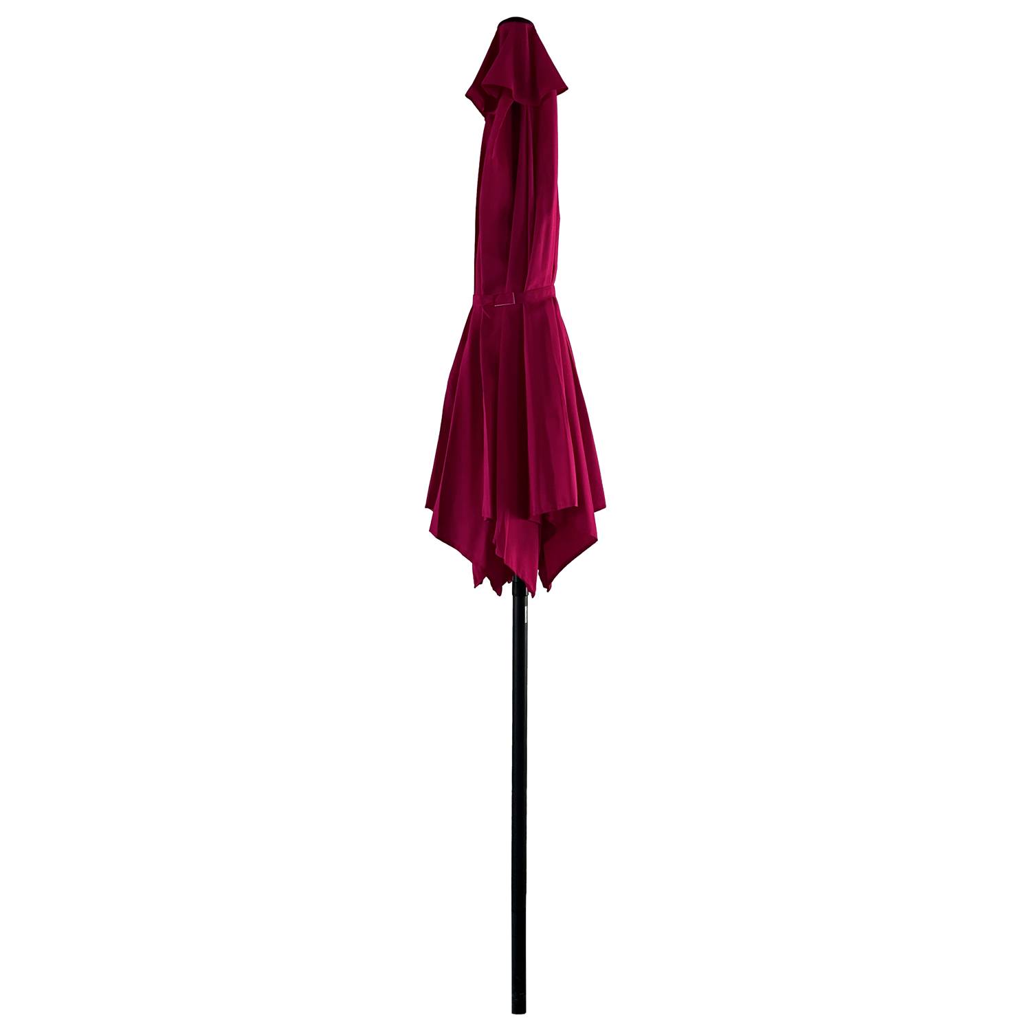 Happy Garden - Parasol droit HAPUNA rond 2,70m de diamètre fuchsia - HAPPY GARDEN - Image 3