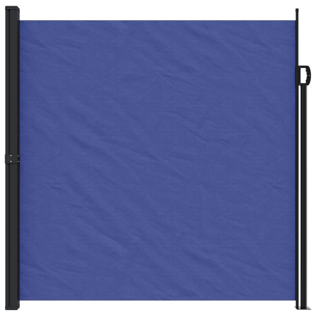 Store Banne - Auvent latéral rétractable bleu 200x500 cm - MEUBLE PRO - Image 3