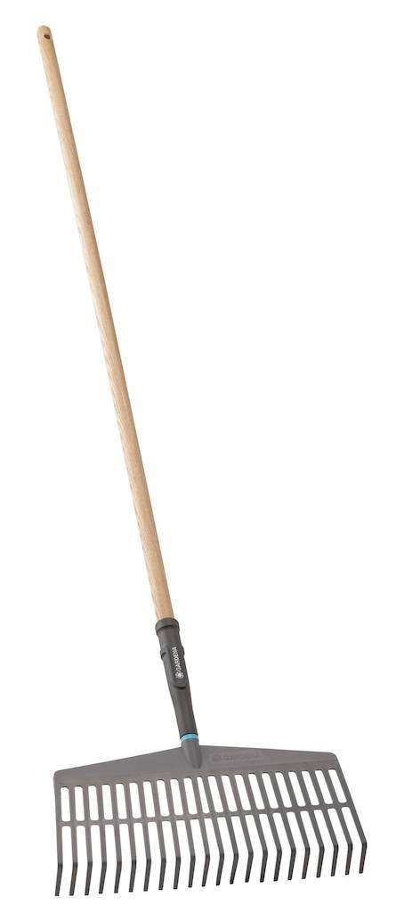 Gardena - Balai-râteau PureLine – Largeur 43 cm – Manche bois FSC 100 %