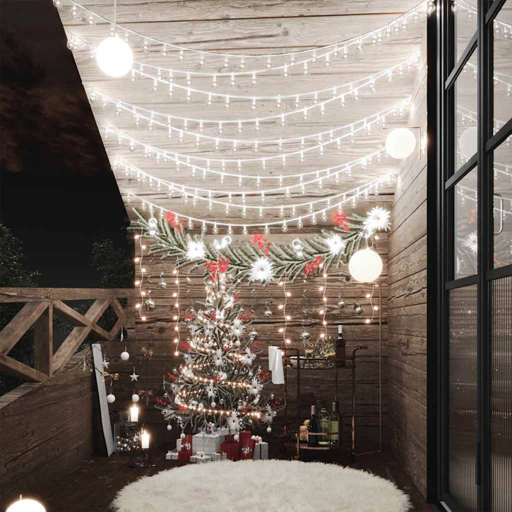 Guirlande Lumineuse Globe 400 LED Décoration Jardin 40m Blanc Froid – ComfortXL Outdoor Living - Image 1