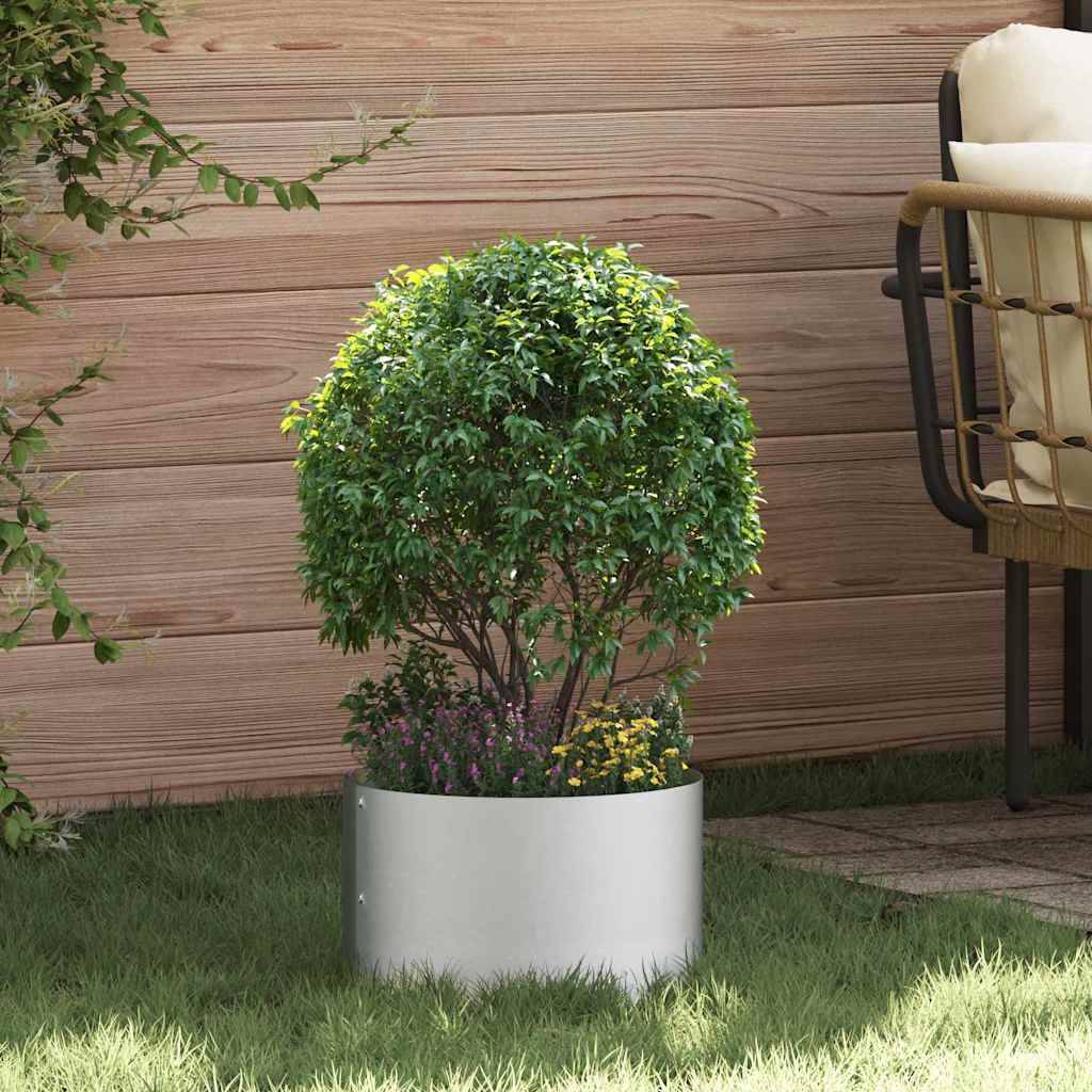 Maison Chic - Cache-pot, Pot De Fleurs Argent 30 x 30 x 20 cm Acier galvanisé g340 - Image 2