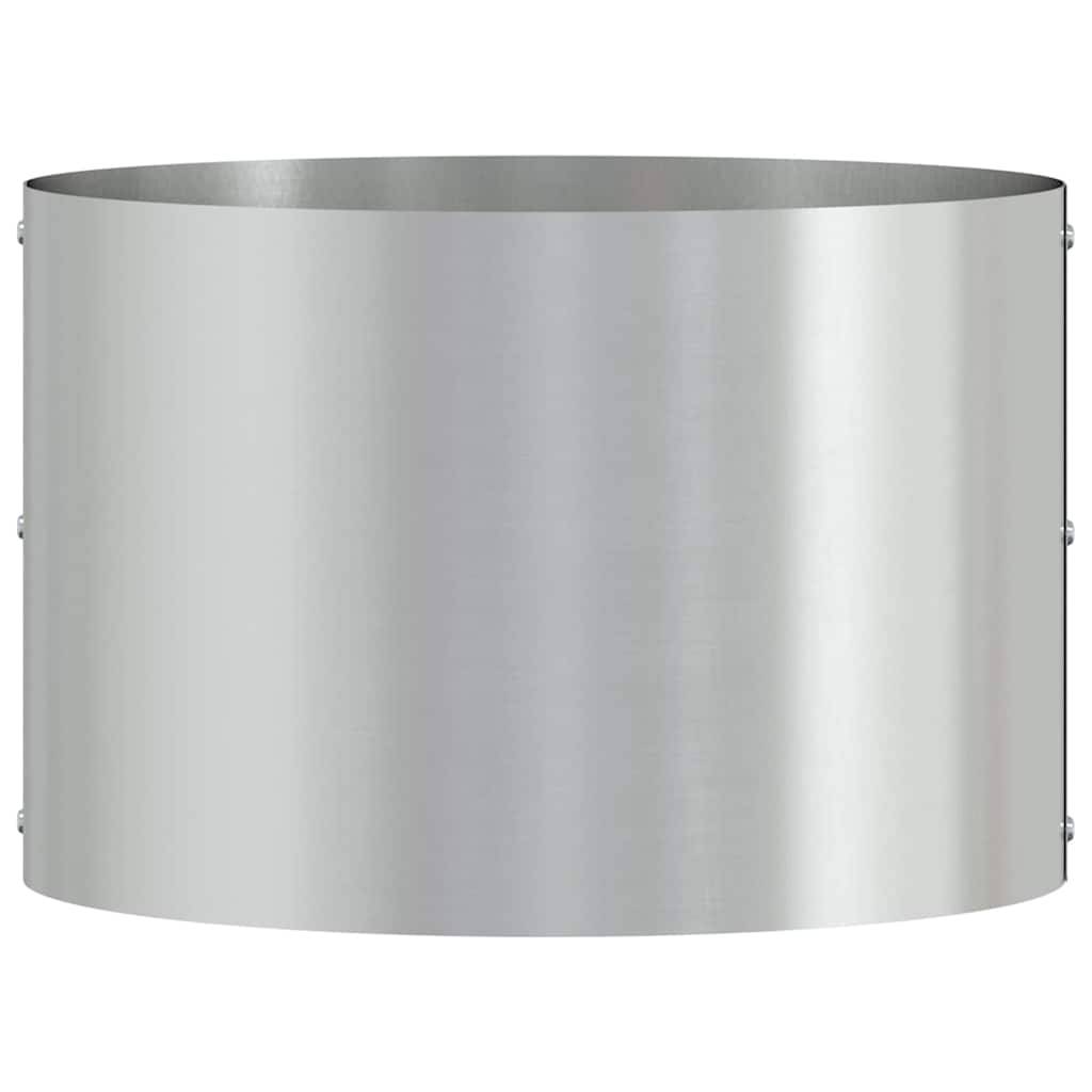 Maison Chic - Cache-pot, Pot De Fleurs Argent 30 x 30 x 20 cm Acier galvanisé g340 - Image 5