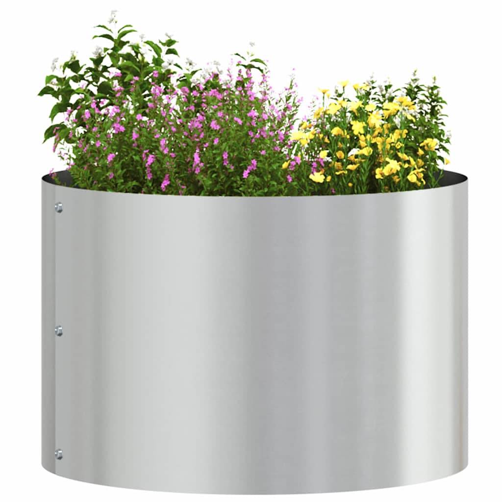 Maison Chic - Cache-pot, Pot De Fleurs Argent 30 x 30 x 20 cm Acier galvanisé g340 - Image 3