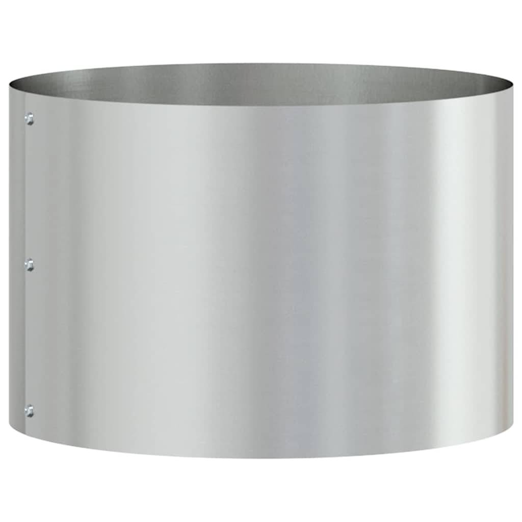 Maison Chic - Cache-pot, Pot De Fleurs Argent 30 x 30 x 20 cm Acier galvanisé g340 - Image 1