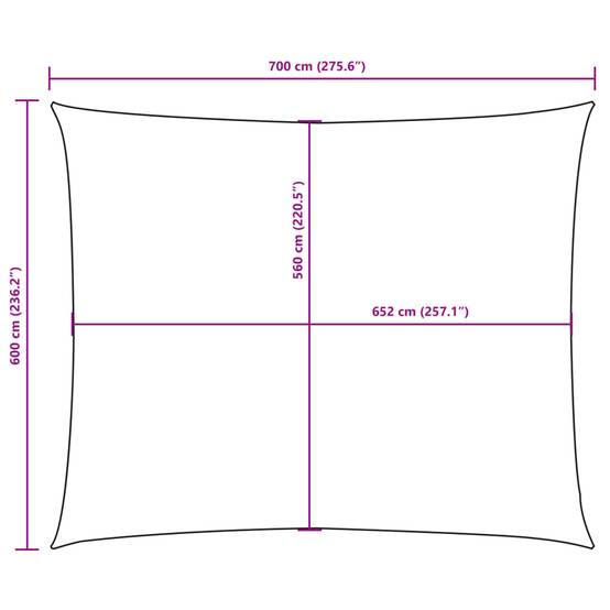 Coussin/parasol polyuréthane blanc 6 x 7 m - Prolenta premium p374.4 - Image 10