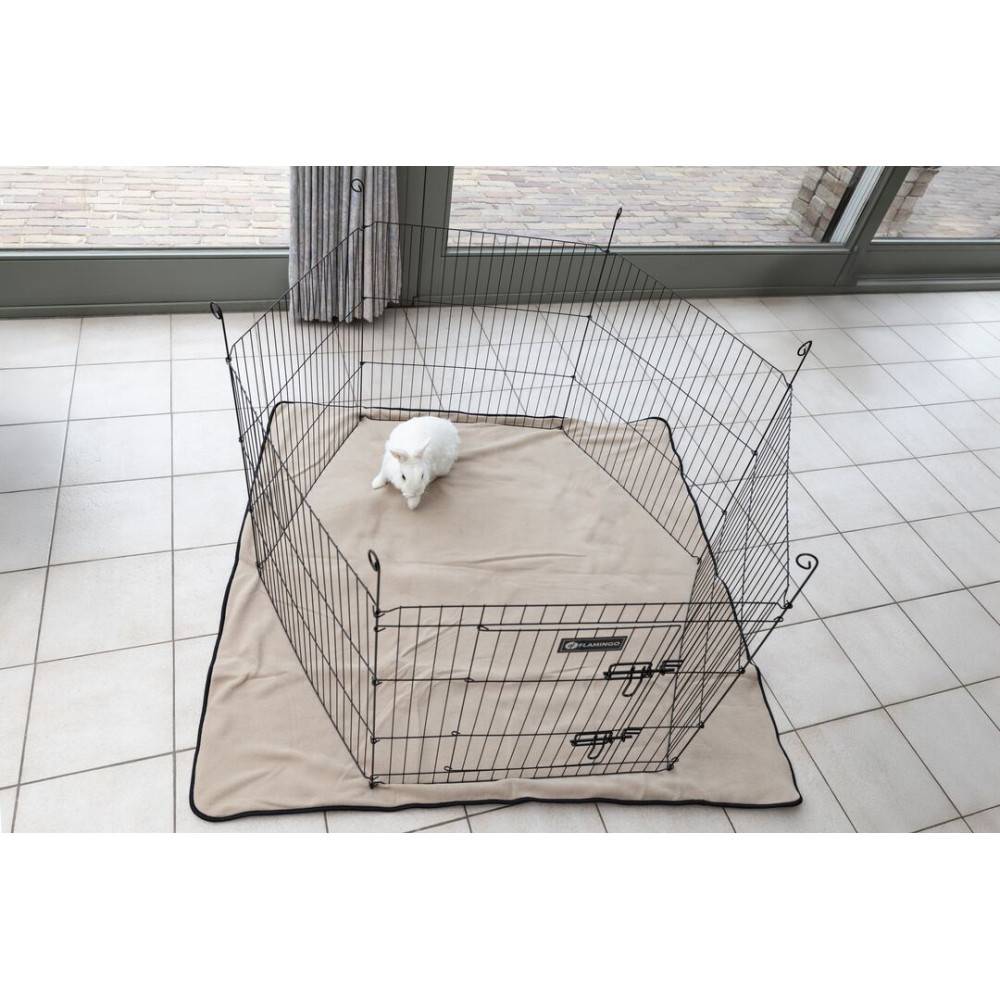Flamingo - Enclos Zippo noir ø 120 × hauteur 60 cm pour lapin - Image 7