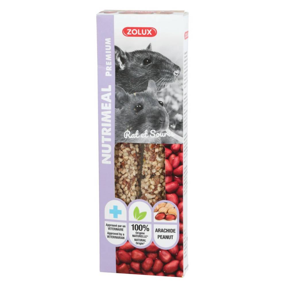 Zolux - zolux - Friandises 2 sticks premium arachide pour rat et souris, pour rongeur - Image 4