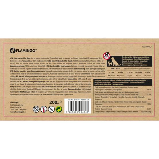 Friandise naturel pattes de poulet 200 g pour chiens - Image 3