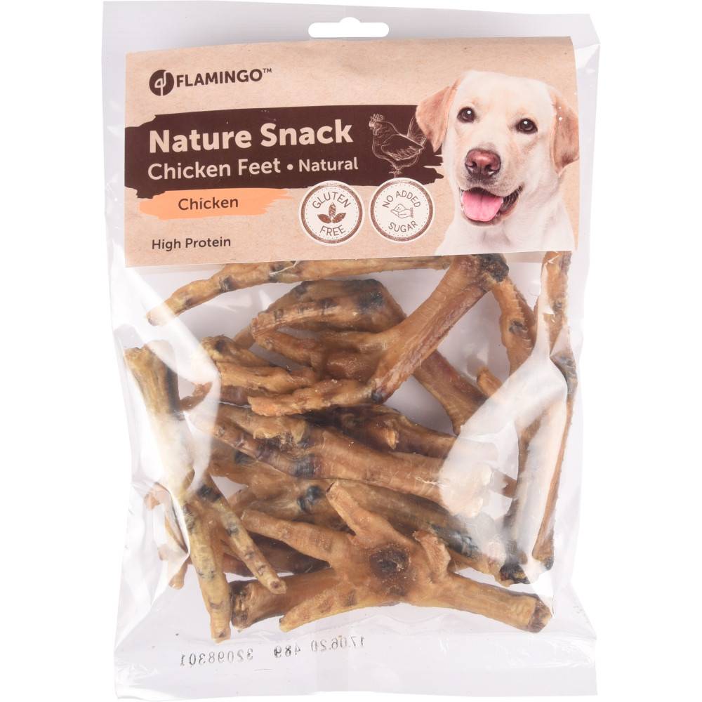 Friandise naturel pattes de poulet 200 g pour chiens - Image 1