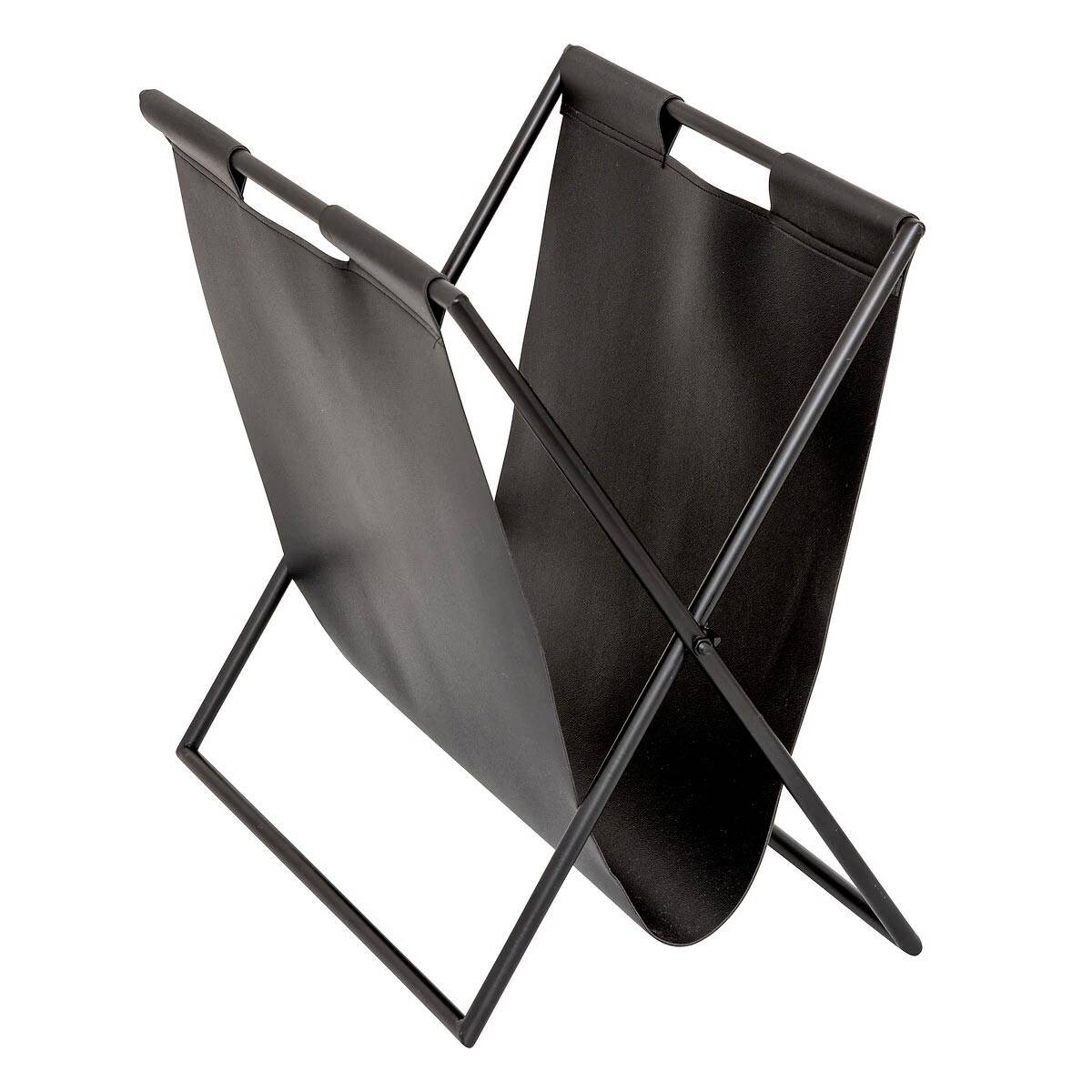 Porte-Revues Design "Twisted Lime" 37cm Noir - Image 1