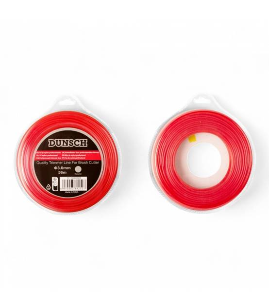 Fil rond en nylon pour débroussailleuse 3,0mm 56m - DUNSCH 7311300056R - Image 1