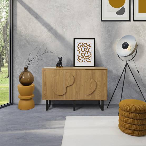 The Home Deco Factory - Buffet en mdf et métal Calypso - Image 8