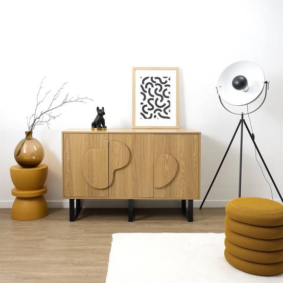 The Home Deco Factory - Buffet en mdf et métal Calypso - Image 6
