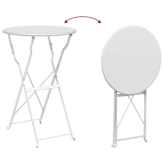 ComfortXL - Salon de jardin pliant 2 personnes en Acier pour rangement facile terrasse Blanc – ComfortXL Outdoor Living - Image 8
