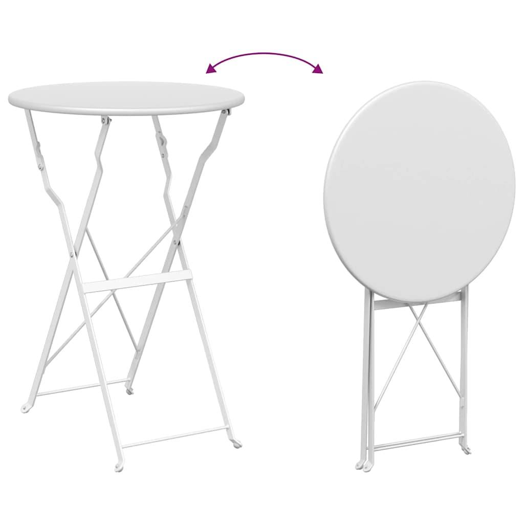 ComfortXL - Salon de jardin pliant 2 personnes en Acier pour rangement facile terrasse Blanc – ComfortXL Outdoor Living - Image 8