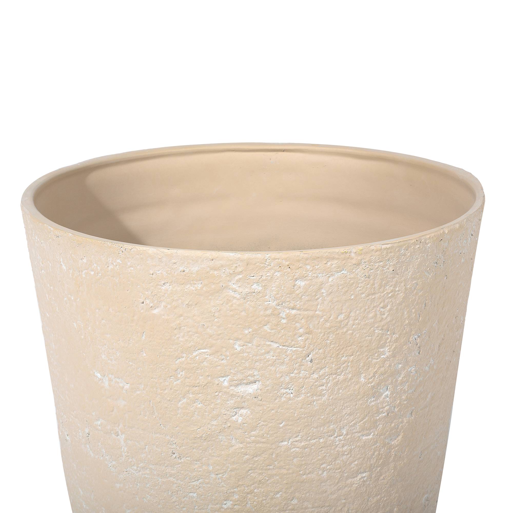 Beliani - Cache-pot d'extérieur Fibre d'argile Beige CAMIA - Beliani - Image 5