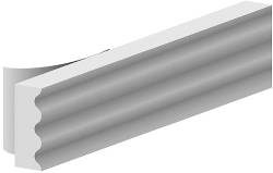 Joint de calfeutrement ELTON - Profil D - Blanc - Bobine de 100 m - 600501510 - Image 1