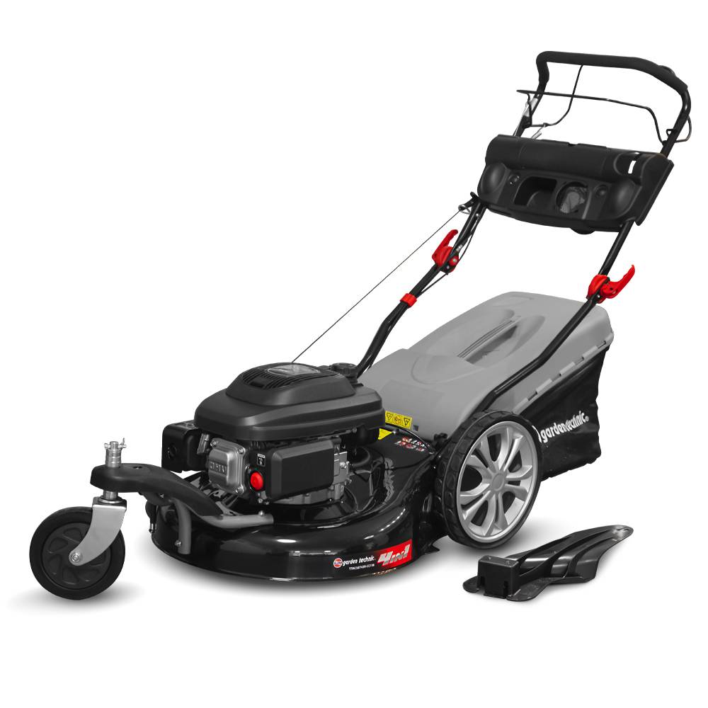 Elem Garden Technic - Tondeuse thermique tractée 3 roues 196 cm³ 55 cm bac 65 L – Elem Garden