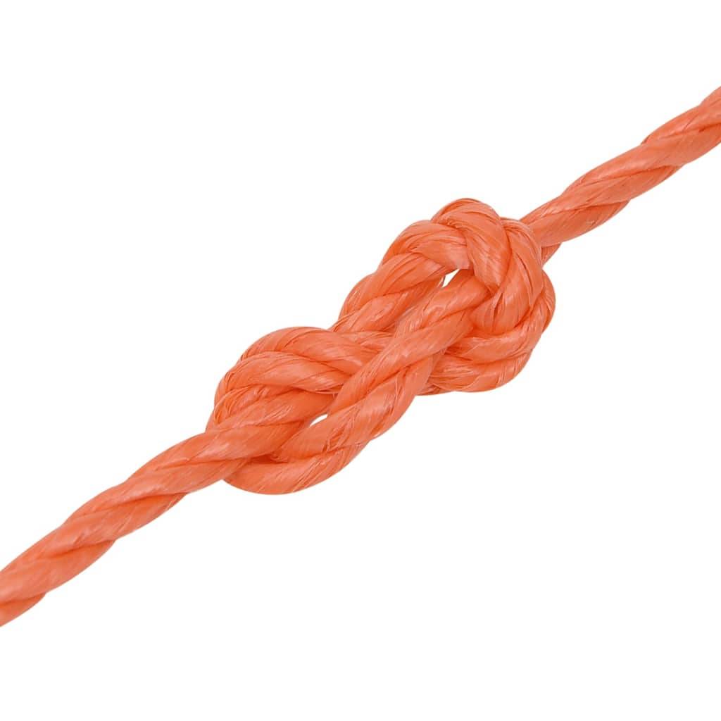 Corde de travail Orange 3 mm 250 m Polypropylène Maison Chic - Image 5