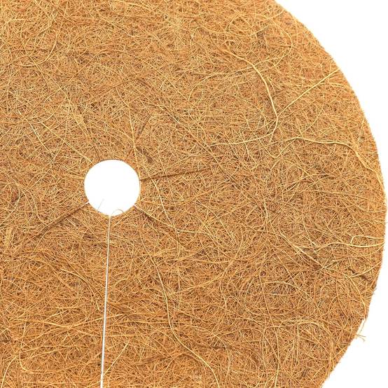 4 Disques de Paillis de Noix de Coco Diamètre 30 cm, hauteur 0,5 cm - IntiMeg - Image 2