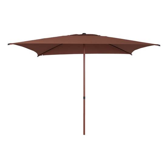 Hesperide - Parasol droit carré inclinable Soya 2,5x2,5m acajou Hespéride - Image 2