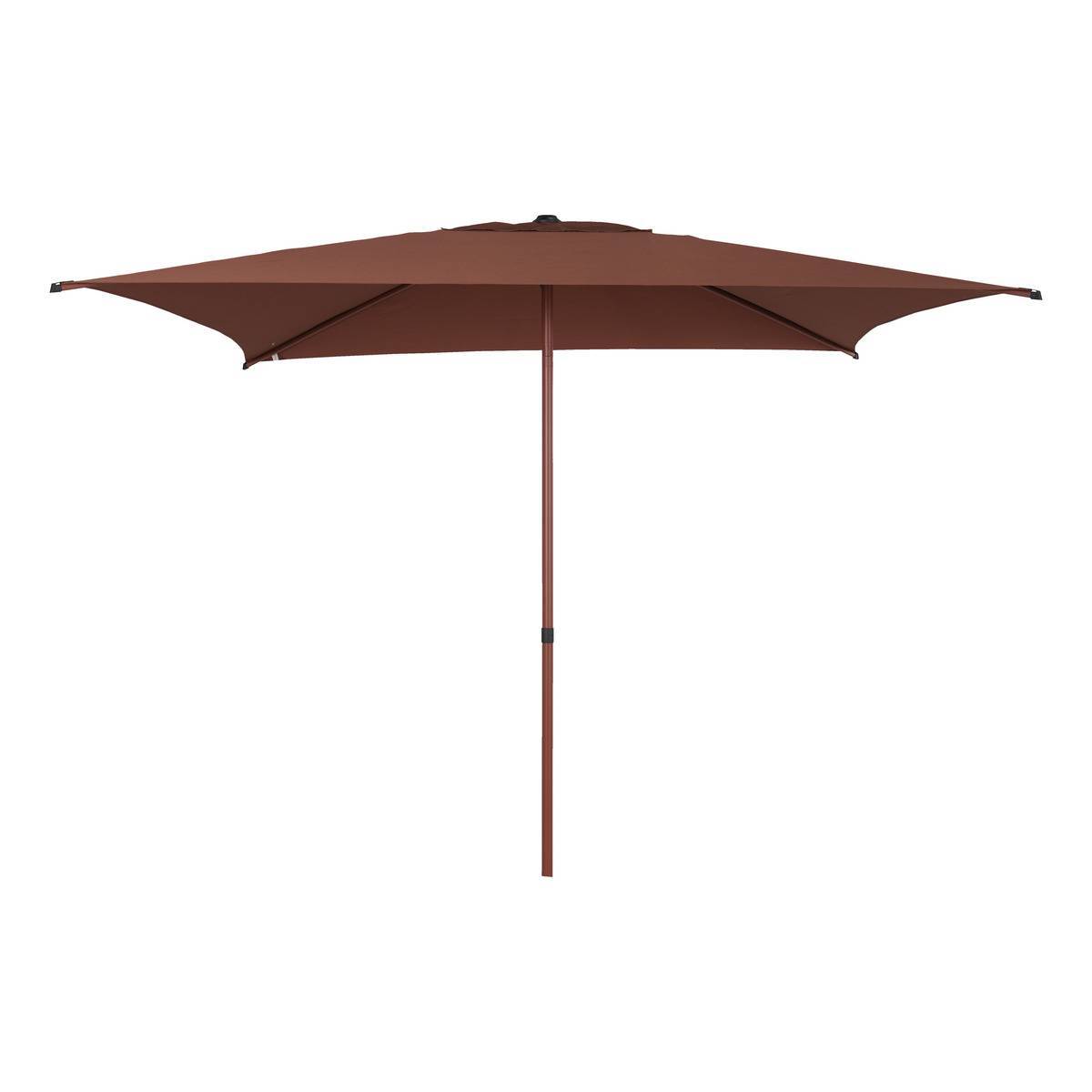 Hesperide - Parasol droit carré inclinable Soya 2,5x2,5m acajou Hespéride - Image 2