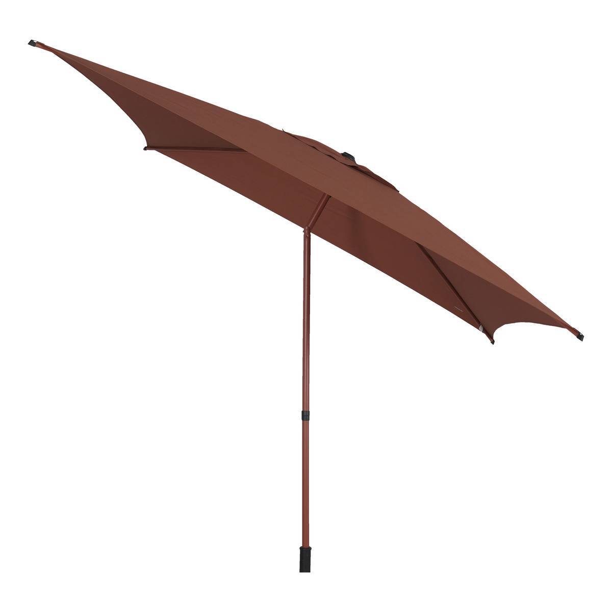 Hesperide - Parasol droit carré inclinable Soya 2,5x2,5m acajou Hespéride - Image 3