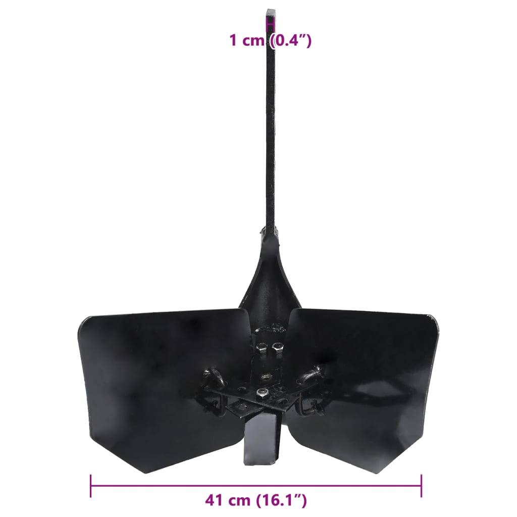 Accessoire de charrue métal noir 41 x 37 x 47 cm - PANGIVO - Image 10