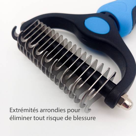 Petsation - Brosse Chien - Chat – Râteau de toilettage (rosé) - Petsation - Image 4