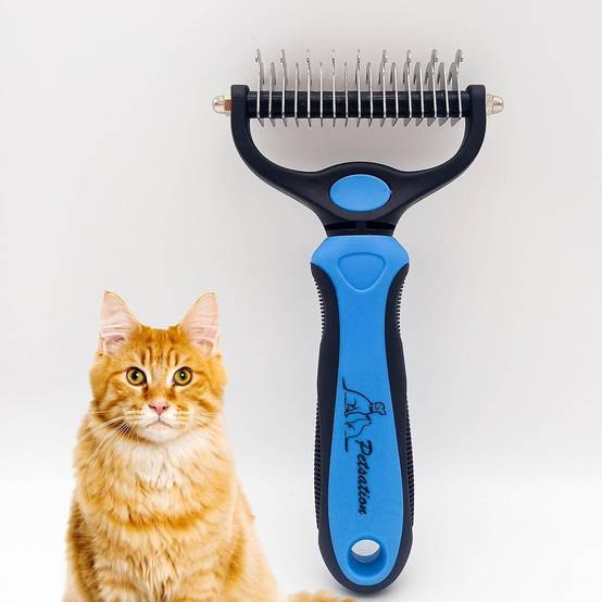 Petsation - Brosse Chien - Chat – Râteau de toilettage (rosé) - Petsation - Image 7