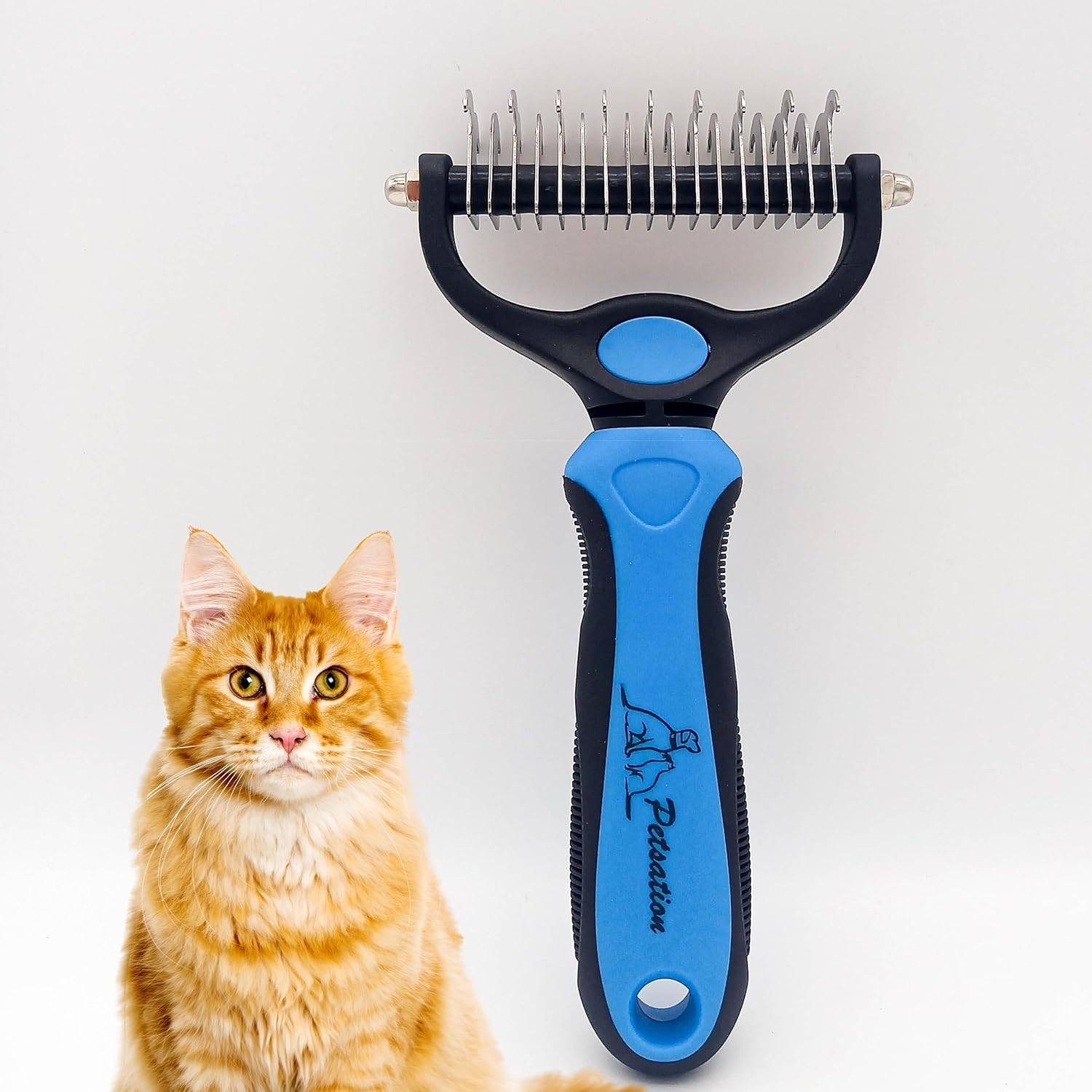 Petsation - Brosse Chien - Chat – Râteau de toilettage (rosé) - Petsation - Image 7