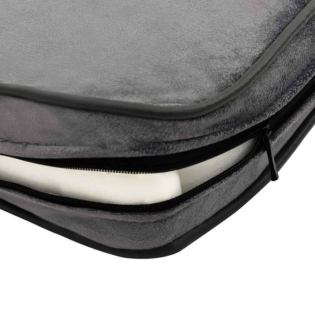 Vidaxl - Canapé pour chien Gris 60x43x30 cm Peluche et similicuir vidaXL 170959 - Image 6