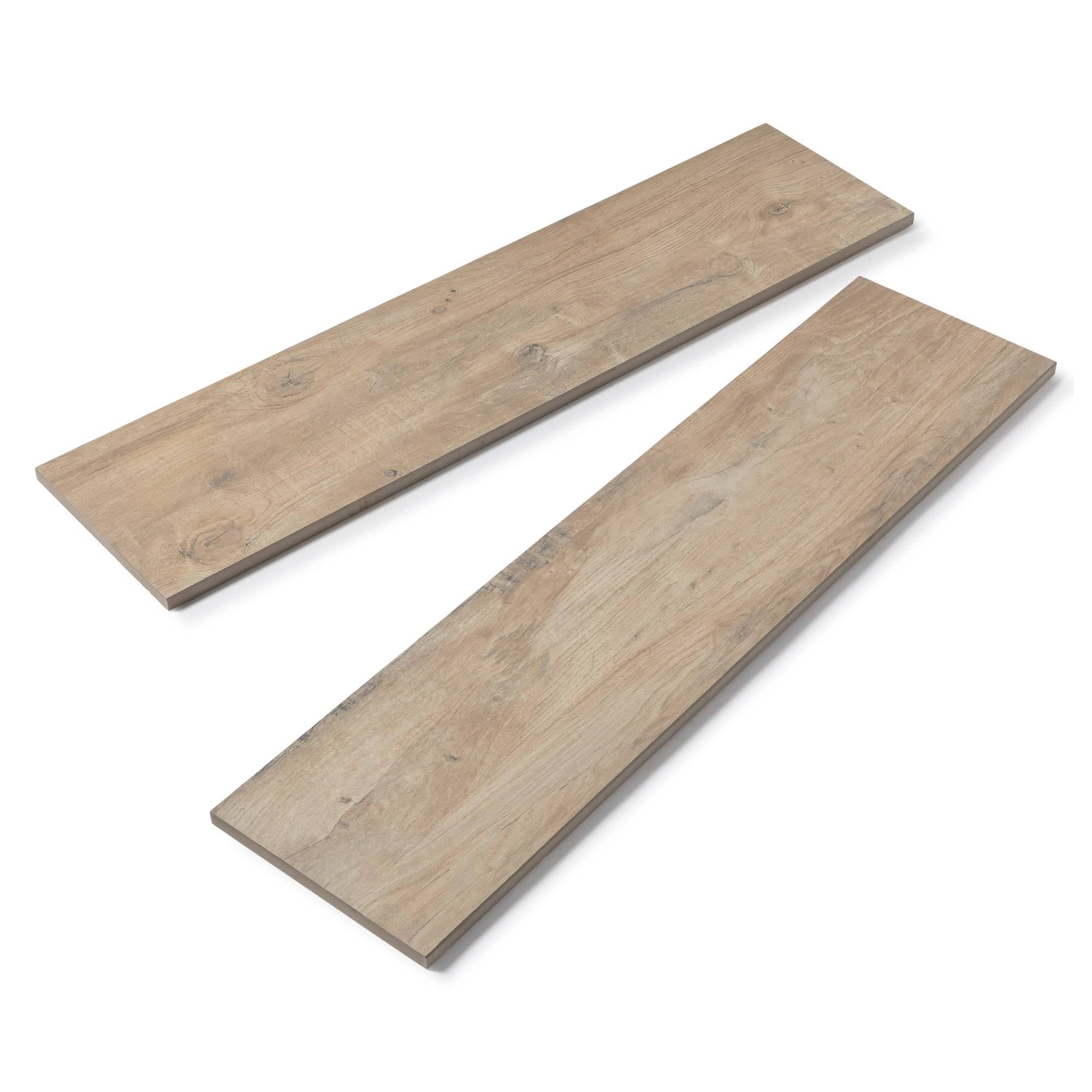 Margelle de piscine effet Bois Bois Clair 120x30x2 cm Bord Droit Legno  - RO'MA CARRELAGE - Image 4