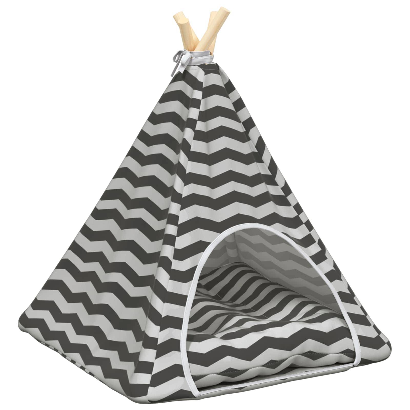 Vidaxl - Teepee pour animaux de compagnie avec coussin 50 x 50 x 60 cm vidaXL 42020256 - Image 2