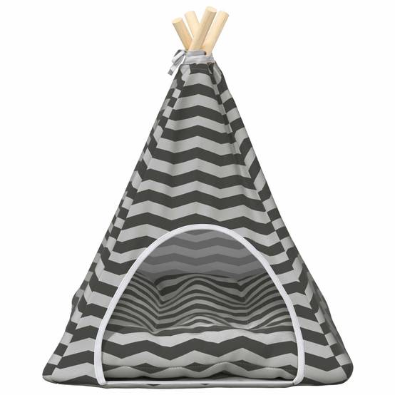 Vidaxl - Teepee pour animaux de compagnie avec coussin 50 x 50 x 60 cm vidaXL 42020256 - Image 6