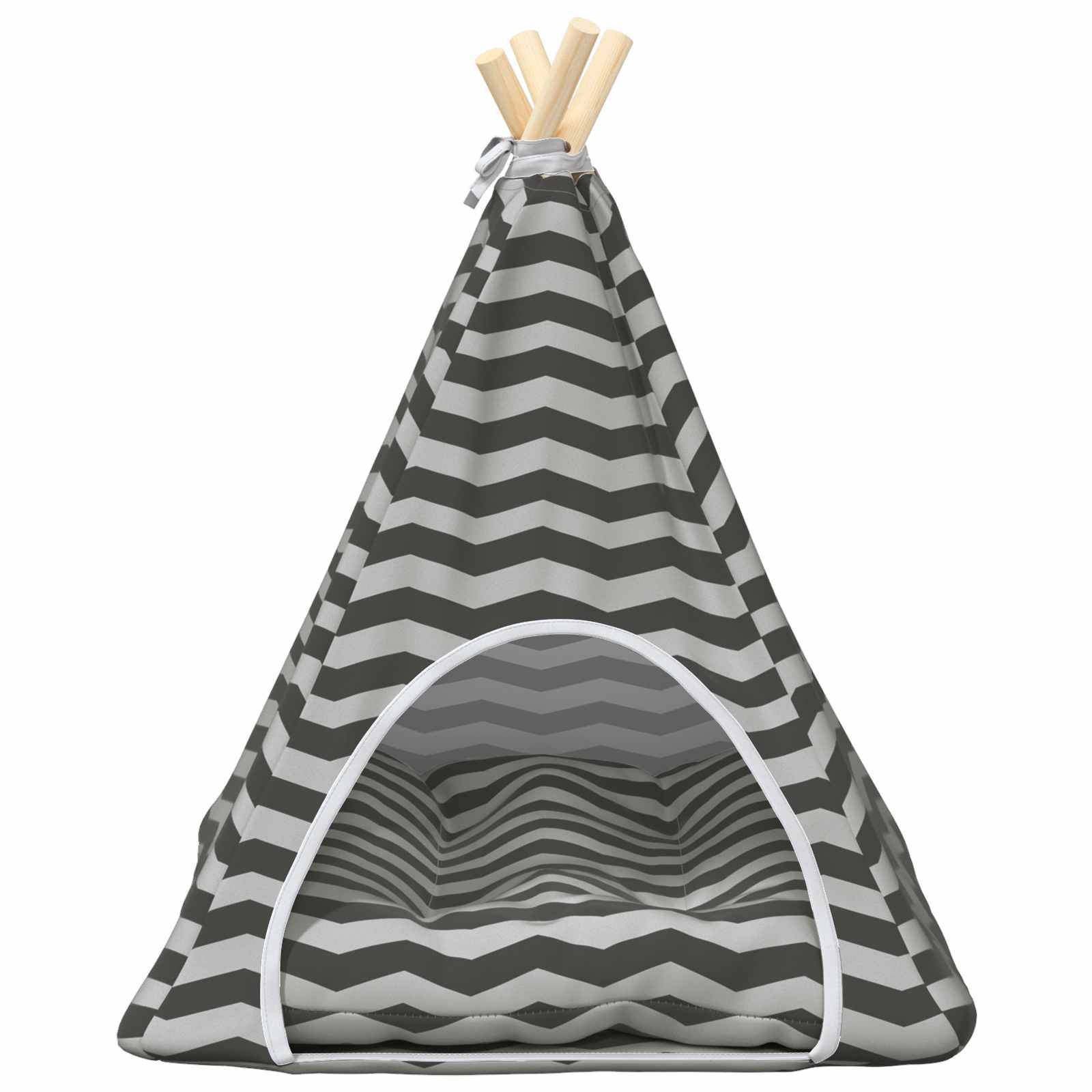 Vidaxl - Teepee pour animaux de compagnie avec coussin 50 x 50 x 60 cm vidaXL 42020256 - Image 6