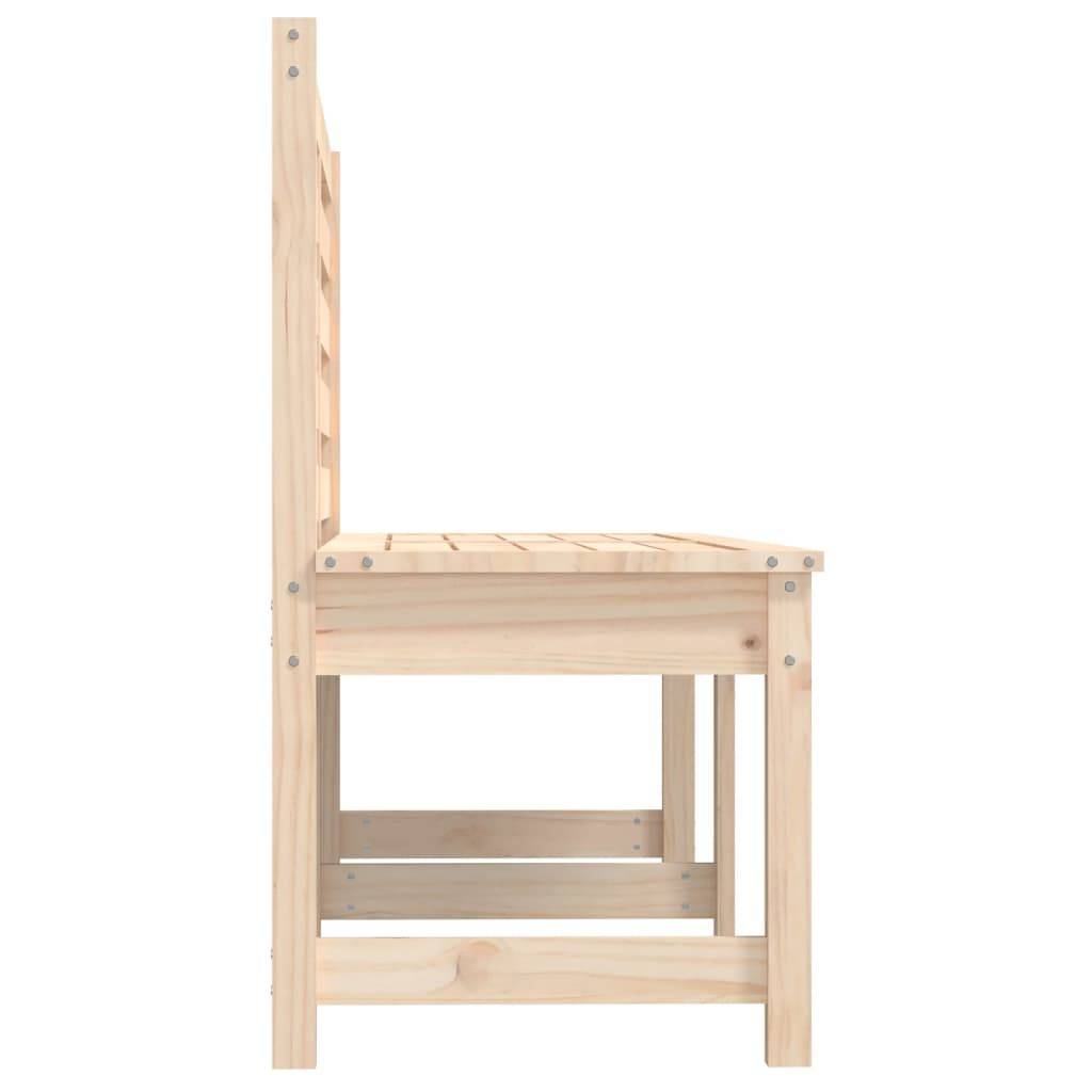 Maison Chic - Banc de jardin - Banc d'extérieur - Banquette 157,5 cm bois massif de pin - Image 5